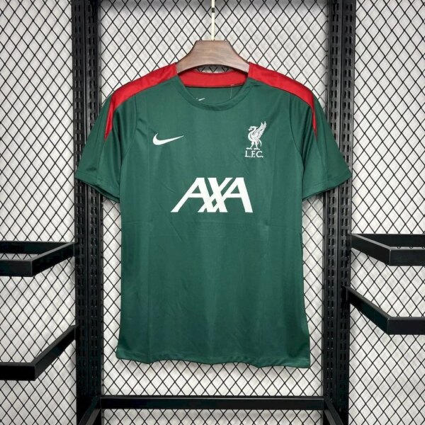 24-25 Liverpool Dark Green Training Fans Jersey