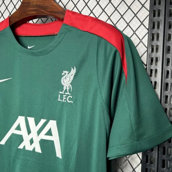 24-25 Liverpool Dark Green Training Fans Jersey - Image 2