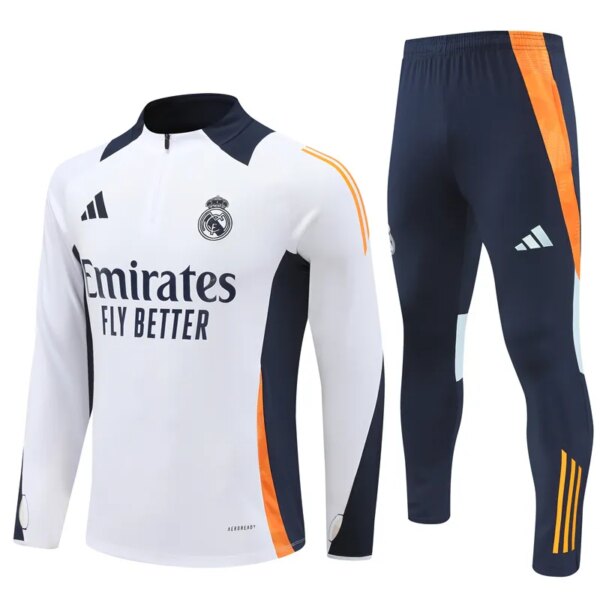 24-25 Real Madrid White Training Suit