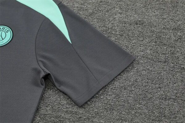 24-25 PSG Gray Short Sleeve Training Suit - Image 4