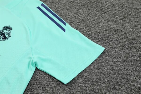 24-25 Real Madrid Blue Short Sleeve Training Suit - Image 2