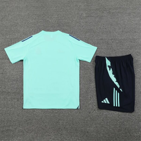 24-25 Real Madrid Blue Short Sleeve Training Suit - Image 5