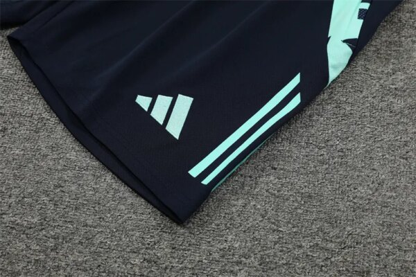24-25 Real Madrid Blue Short Sleeve Training Suit - Image 8