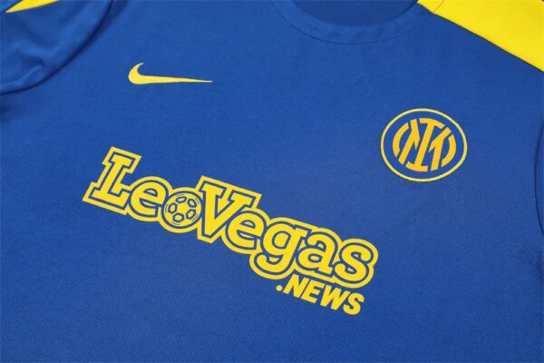 24-25 Inter Milan Blue Short Sleeve Training Suit - Image 3