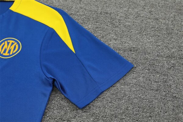 24-25 Inter Milan Blue Short Sleeve Training Suit - Image 4