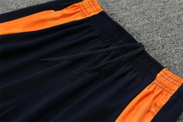 24-25 Real Madrid Light Blue and Orange Training Suit - Image 9