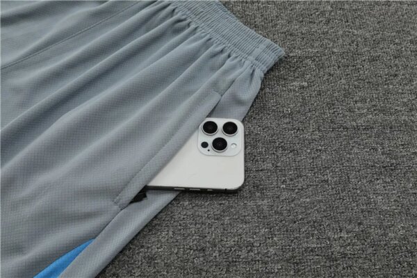 24-25 Atletico Madrid Light Blue Short Sleeve Training Suit - Image 6