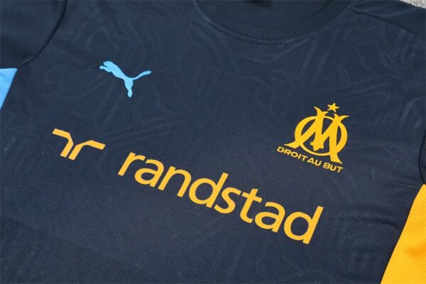 24-25 Olympique Marseille Short Sleeve Training Suit - Image 2