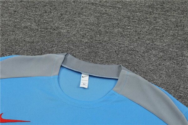 24-25 Atletico Madrid Light Blue Short Sleeve Training Suit - Image 3