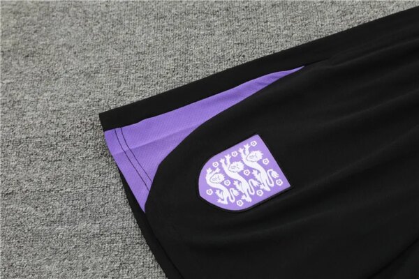 2024 England Black Short Sleeve Training Suit - Image 5
