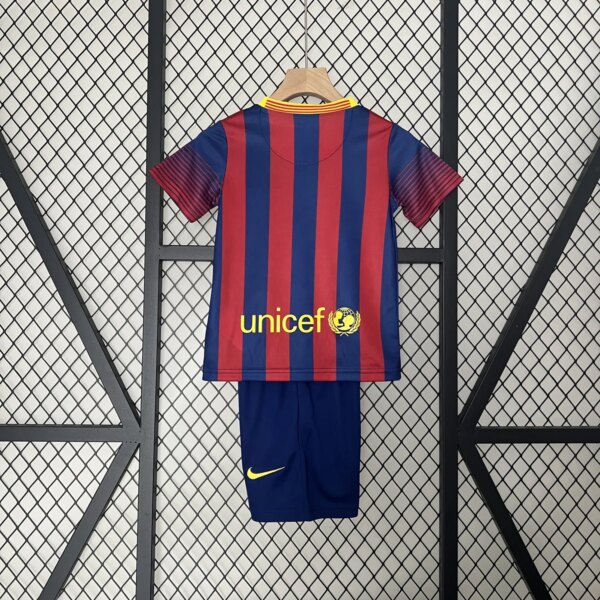 Retro 13-14 Barcelona Home Kids Kit - Image 6