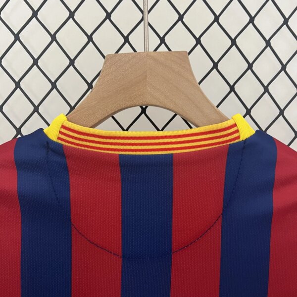 Retro 13-14 Barcelona Home Kids Kit - Image 7
