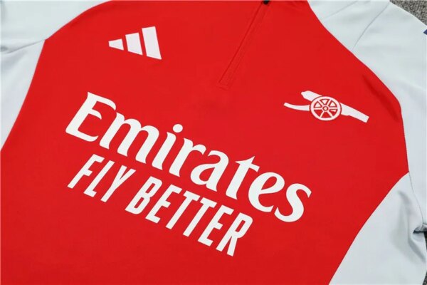 24-25 Arsenal Red Training Suit - Image 2