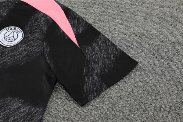 24-25 PSG Black and Pink Short Sleeve Training Suit - Image 4