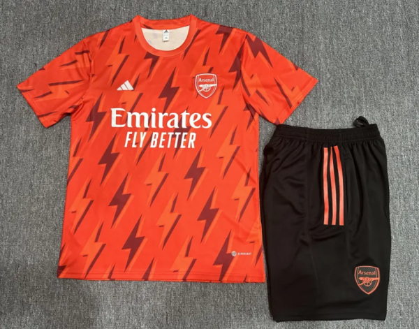 23-24 Arsenal Training Short Sleeve Suit - Image 4