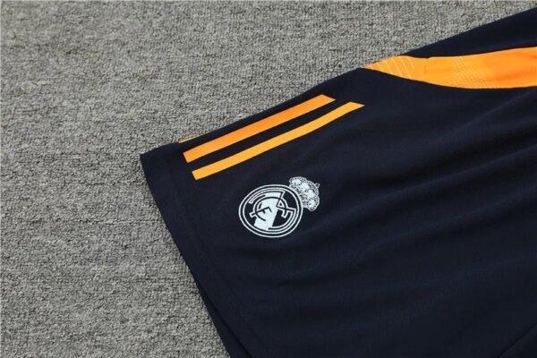 24-25 Real Madrid Light Blue Short Sleeve Training Suit - Image 6