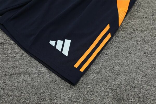 24-25 Real Madrid Light Blue Short Sleeve Training Suit - Image 7
