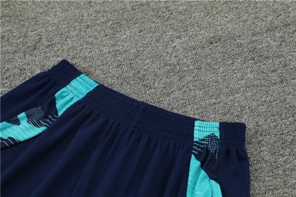 24-25 Arsenal Blue Short Sleeve Training Suit - Image 3