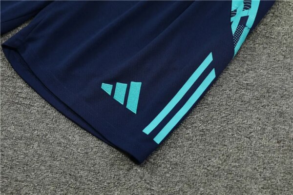 24-25 Arsenal Blue Short Sleeve Training Suit - Image 5