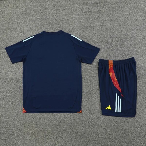 2024 Spain Blue Short Sleeve Training Suit - Image 3