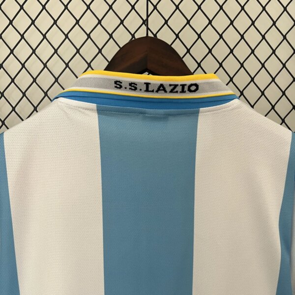 99-00 Lazio Champions League Retro Jersey - Image 3