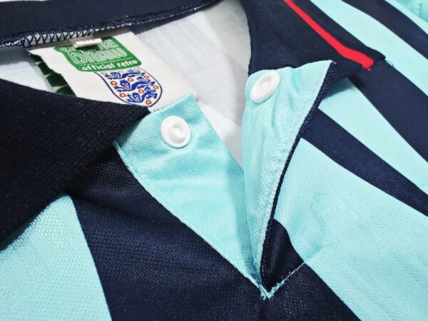 1990 England Third Retro Jersey - Image 2