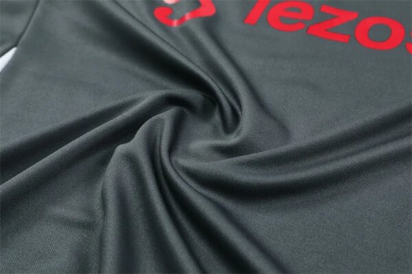 24-25 Manchester United Grey Training Suit - Image 6