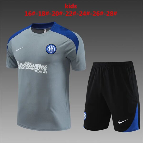 24-25 Inter Milan Short Sleeve Training Suit - Image 2