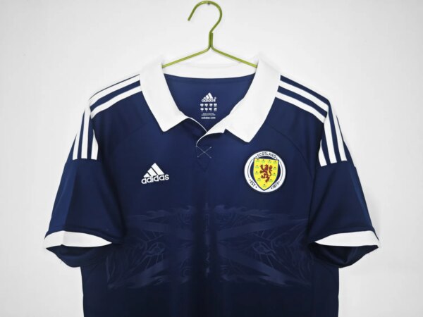 12-14 Scotland Home Retro Jersey - Image 8