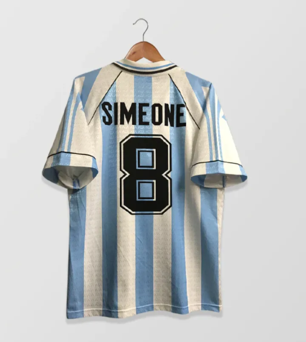 1996 Argentina Home Retro Jersey - Image 5