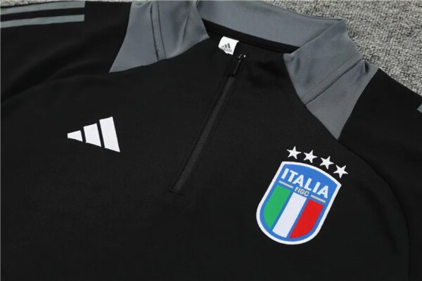 2024 Italy Black Training Suit - Image 2