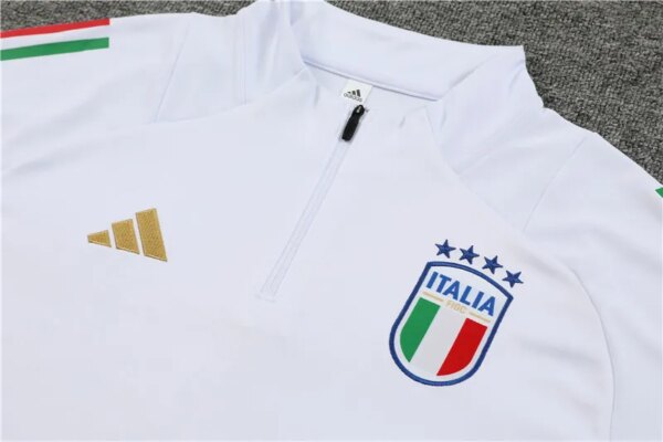 2024 Italy White Training Suit - Image 2