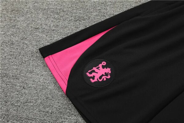 24-25 Chelsea Black Short Sleeve Training Suit - Image 7