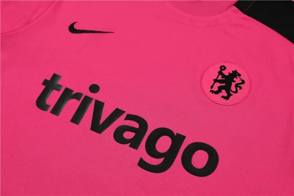 24-25 Chelsea Pink Short Sleeve Training Suit - Image 2