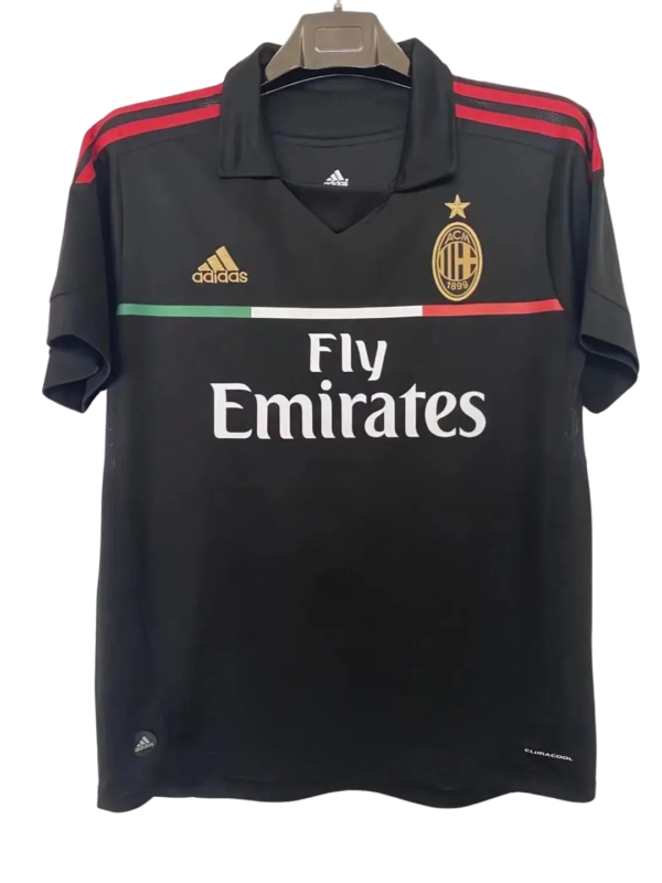 11-12 AC Milan Third Black Retro Fans Jersey