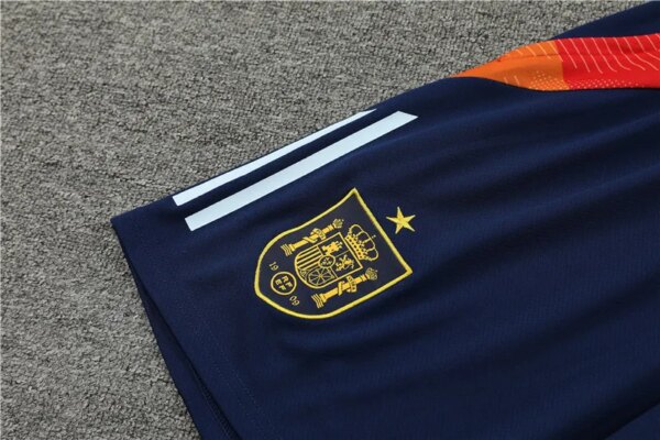 2024 Spain Red Short Sleeve Training Suit - Image 8