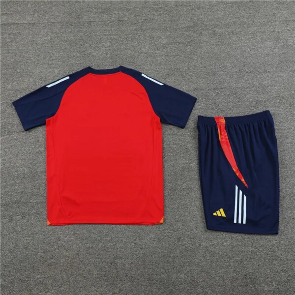 2024 Spain Red Short Sleeve Training Suit - Image 6