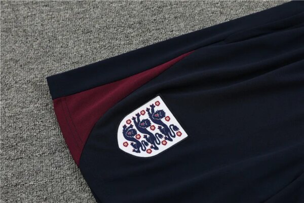 2024 England White Short Sleeve Training Suit - Image 7