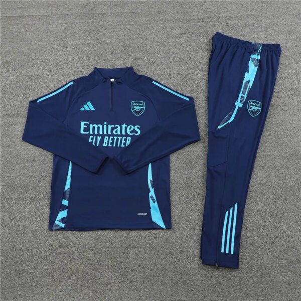 24-25 Arsenal Blue Training Suit - Image 4