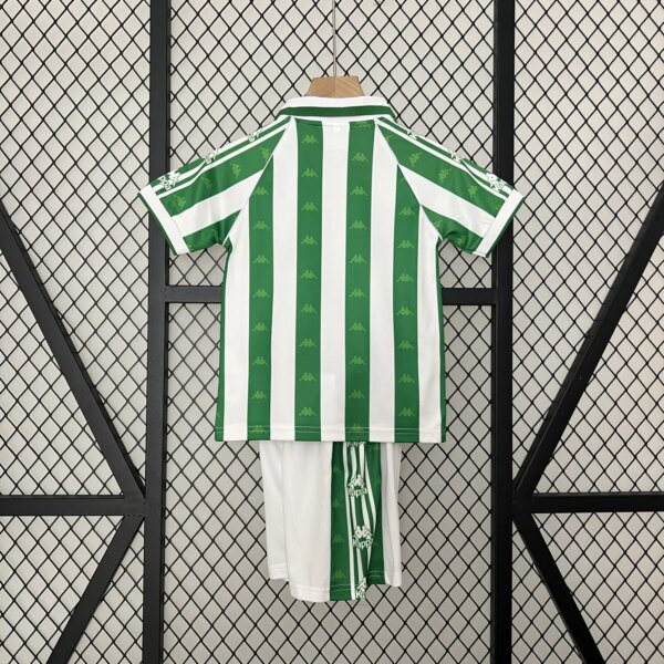 Retro 95-97 Real Betis Home Kids Kit - Image 4