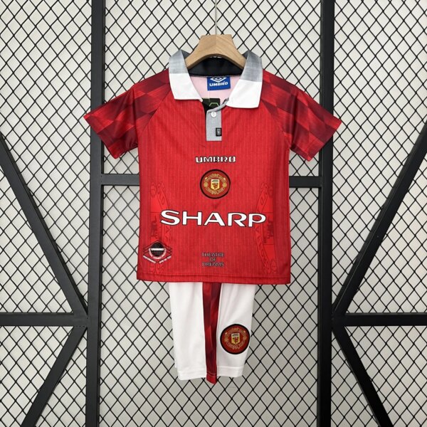 96-97 Manchester United Home Kids Kit