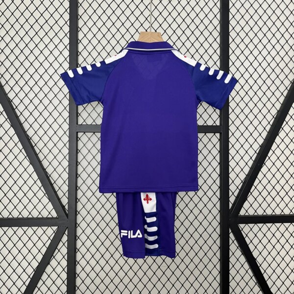 Retro1998 Fiorentina Home Kids Kit - Image 4