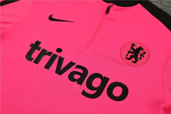 24-25 Chelsea Pink Player Training Suit - Image 2