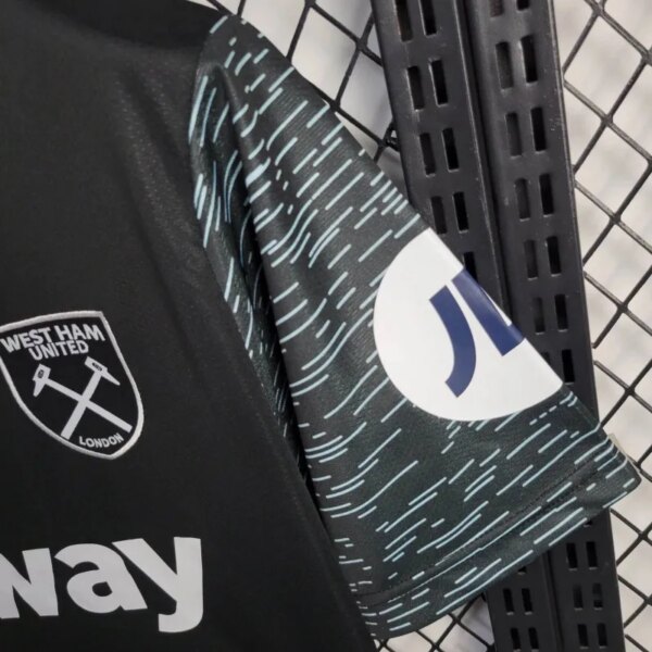 24-25  West Ham United Black Fans Jersey - Image 2