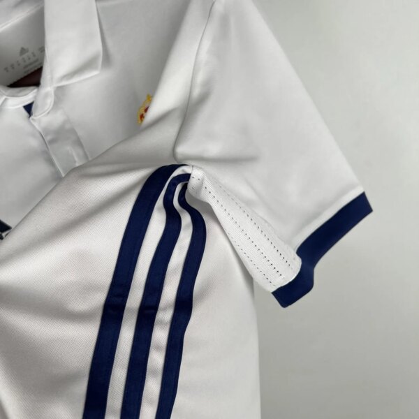 16-17 Real Madrid Home Retro Jersey - Image 4