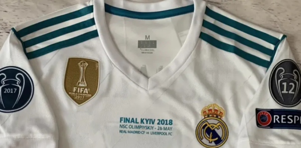 17-18 Real Madrid Home Long Sleeve Retro Jersey - Image 8