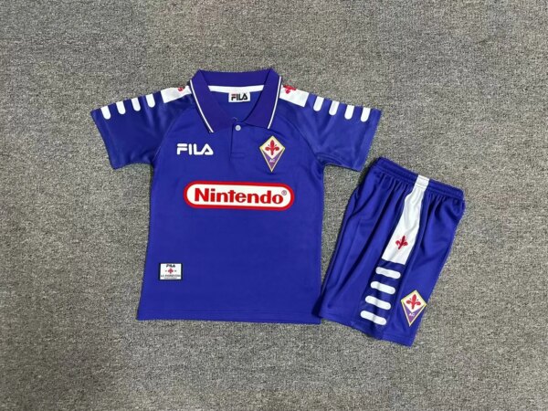 Retro 98-99 Fiorentia Home Kids Kit