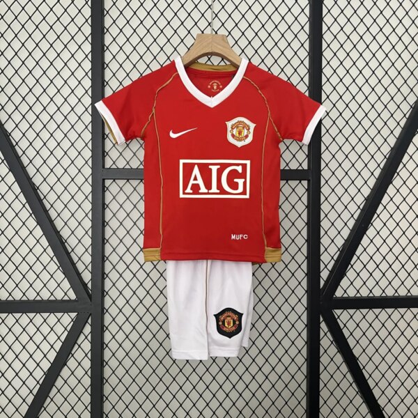 Retro 06-07 Manchester United Home Kids Kit