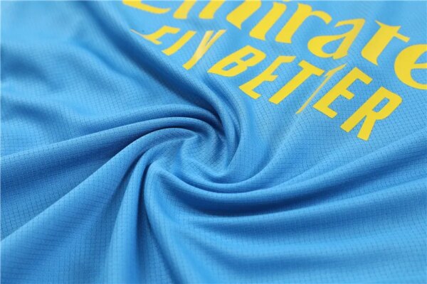23-24 Arsenal Blue Short Sleeve Training Suit - Image 5