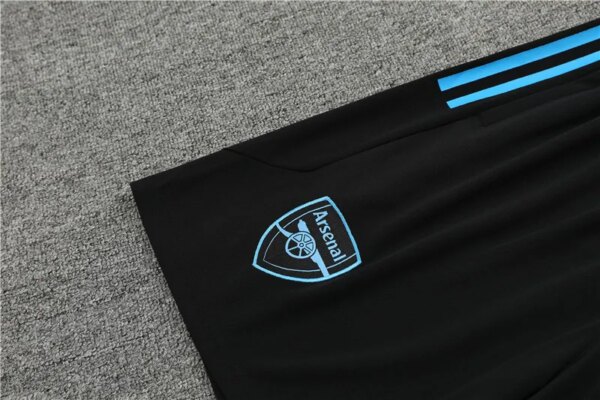 23-24 Arsenal Blue Short Sleeve Training Suit - Image 7